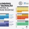 Calendário de vacinação contra a Covid-19 2021