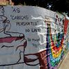 Dona Emma - Alunos de escola estadual transformam muro em arte 