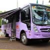 Ônibus Lilás vai percorrer os municípios da região da Amai
